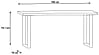 Schreibtisch Arbeitstisch KEFLAVIK 160 cm Weiß / Grau von Forte