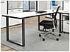 Schreibtisch Arbeitstisch KEFLAVIK 160 cm Weiß / Grau von Forte