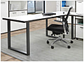 Schreibtisch Arbeitstisch KEFLAVIK 160 cm Weiß / Grau, von Forte