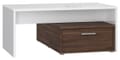 Couchtisch RAIDON Optik: Weiß Walnuss Front Highgloss von Forte