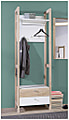 Garderobe Standgarderobe HOYVIK Sonoma Eiche Optik / Weiß, von Forte