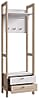 Garderobe Standgarderobe HOYVIK Sonoma Eiche Optik / Weiß, von Forte