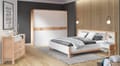 Schlafzimmer-Set HOYVIK Sonoma Eiche Nachbildung und Weiß, von Forte