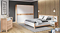 Schlafzimmer-Set HOYVIK Sonoma Eiche Nachbildung und Weiß, von Forte