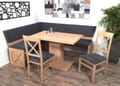Eckbank Eckbankgruppe Essgruppe MADRANO 185 x 155 cm Sonoma Eiche