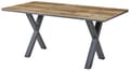 Esstisch PRATO 180 x 90 cm Oldwood Alpine Lodge und Graphit Dekor