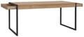 Esstisch HIGH ROCK 166 x 90 cm Riviera Eiche Optik / Schwarz, von Forte