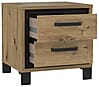 Schlafzimmer-Set TRONDHEIM Artisan Eiche / Schwarzeiche Optik, Forte