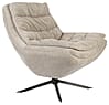 Drehbarer Lounge Sessel VINCE Cordstoff Beige von DutchBone