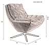 Drehbarer Lounge Sessel VINCE Cordstoff Beige von DutchBone