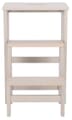 Trittleiter Tritthocker SOHO Buche hellgrau lackiert, von Jan Kurtz
