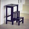 Trittleiter Tritthocker SOHO Buche schwarz lackiert, von Jan Kurtz