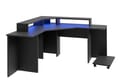 Eck Computertisch TEZAUR 222B Gaming Tisch LED Beleuchtung von Forte