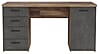 Schreibtisch NETBOB, Optik: Old Wood Vintage / Beton von Forte