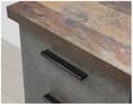 Schreibtisch NETBOB, Optik: Old Wood Vintage / Beton von Forte