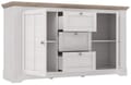 Sideboard Kommode ILOPPA 2-trg. 3 Schubladen Optik: Schneeeiche, Forte