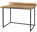 Schreibtisch Konsolentisch KANT Tischplatte Akazie mit Baumkante