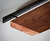 Steckboard Wandboard KANT 60 cm Akazie lackiert mit Baumkante