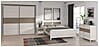 Doppelbett MOONDUST 180 x 200 cm Schneeeiche / Geflechtoptik, Forte