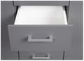 Sideboard Kommode ELENZIO 2T4S Graphit Grau mit 2 Türen 4 Schubladen