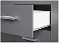 Sideboard Kommode ELENZIO 2T4S Graphit Grau mit 2 Türen 4 Schubladen