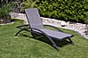 Sonnenliege Gartenliege DONNA aus Aluminium Lehne 4 Fach verstellbar