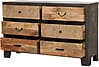 Sideboard Anrichte TARIM Schubladenkommode Mango und Akazie 135 cm