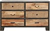 Sideboard Anrichte TARIM Schubladenkommode Mango und Akazie 135 cm