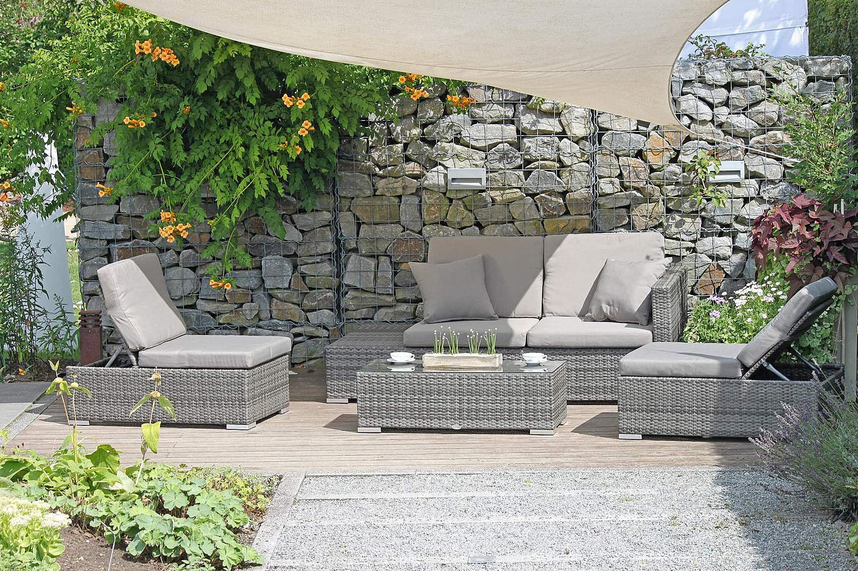 Sitzgruppe - Set Variable Geniale Lounge ALCUDIA Garten Gartengruppe