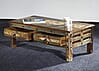 Tisch Couchtisch KALANKA recyceltes Holz Mango, Akazie