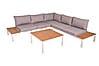 Moderne Garten Garnitur Lounge Set VALENTINA, 4tlg.