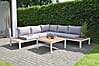 Moderne Garten Garnitur Lounge Set VALENTINA, 4tlg.