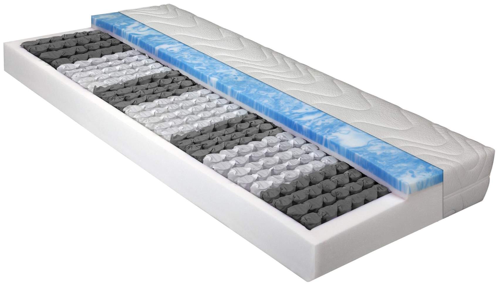 BECO Taschenfederkernmatratze Pro Gel Perfect 22 cm hoch 7 Zonen