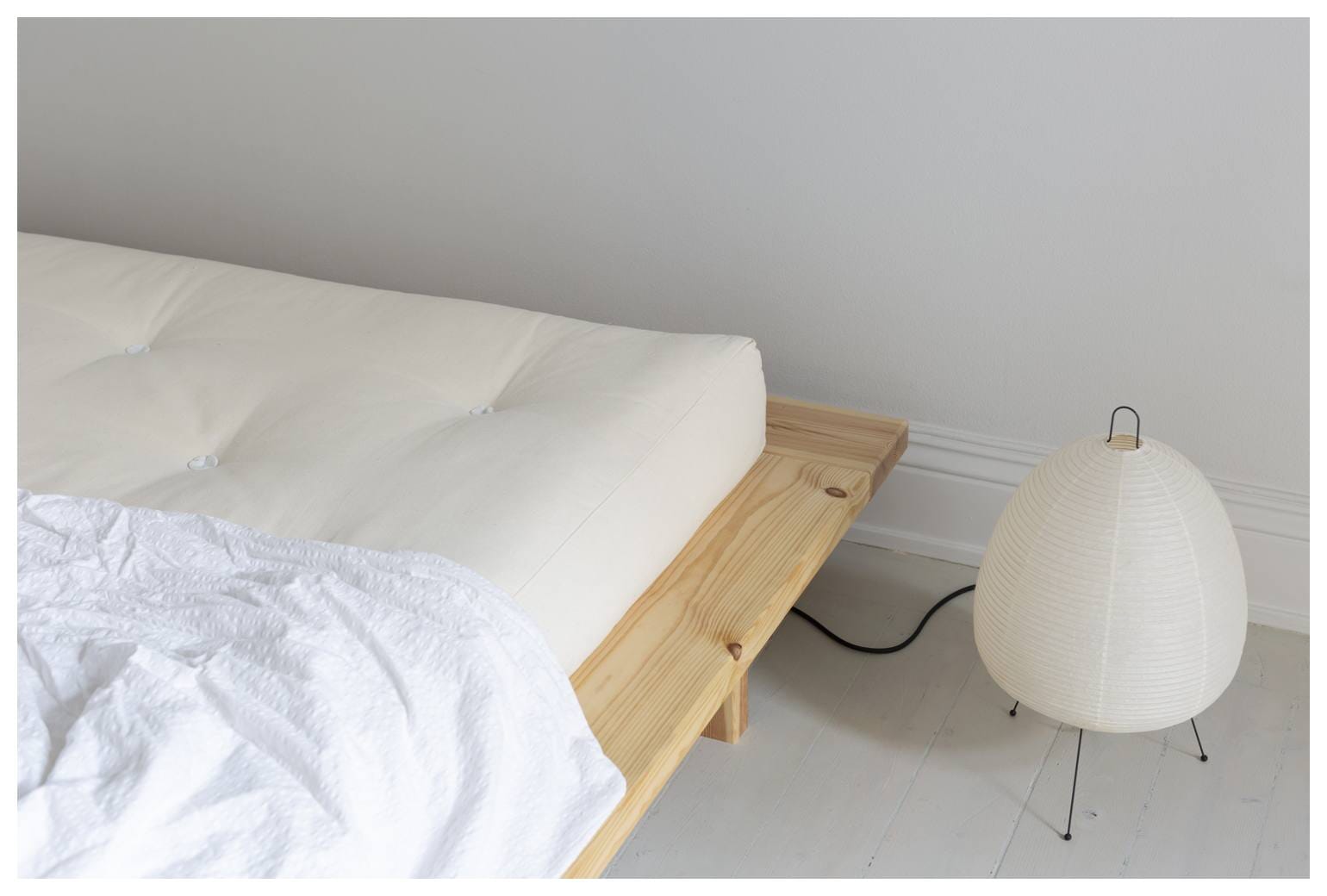 Matratze Futon DOUBLE LATEX Natural / Black viele Größen von Karup