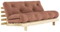 Schlafsofa ROOTS 160 cm Polster NATURAL Klappsofa Gestell Kiefer 