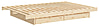 Futonbett KANSO mit Schubladen Massivholzbett in 3 Größen, von Karup