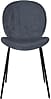 Esszimmerstuhl BONNET GREY BLUE von ZUIVER mit trendigen Cordstoff