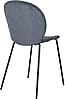 Esszimmerstuhl BONNET GREY BLUE von ZUIVER mit trendigen Cordstoff