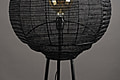 Stehleuchte Stehlampe MEEZAN Metall Mesh Schirm schwarz von DutchBone