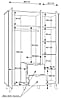 Schlafzimmer-Set VANKKA 5-tlg mit 180er Bett Optik Plankeneiche / Weiß