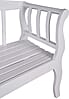 Gartenbank ARCADIA 3-Sitzig aus 100% Eukalyptus white washed