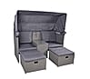 Relax Lounge 4041908123954 SAINT TROPEZ mit Hocker und Sonnendach