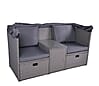 Relax Lounge 4041908123954 SAINT TROPEZ mit Hocker und Sonnendach
