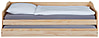 Funktionsbett LEONIE 23 Sofabett mit Schublade, Kiefer natur lackiert