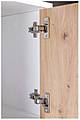 Bücherregal PEPETO 5TW Regal mit 5 Türen Optik: Weiß / Artisan Eiche