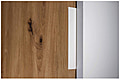 Regal Kommode PEPETO 2 Türen 2 Schubladen Optik: Weiß / Artisan Eiche