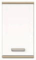 Badezimmer Hängeschrank VERIS Wandschrank Sonoma Eiche / Weiß glänzend