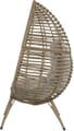 Lesli Living Garten Hängesessel CHILL Sitzei Egg Polyrattan Stroh