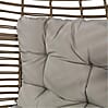 Lesli Living Gartensessel CHILL Sitzei Egg Polyrattan Stroh