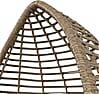 Lesli Living Gartensessel CHILL Sitzei Egg Polyrattan Stroh